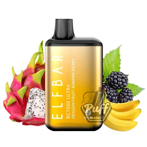 Elf Bar Bc7000 Ultra Dragon Fruit Banana Berry Puff sigara