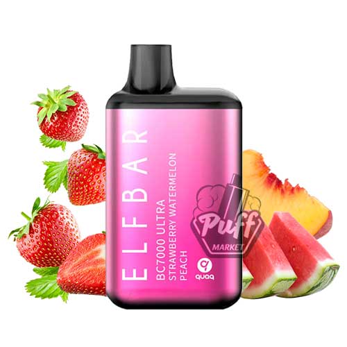 Elf Bar Bc7000 Ultra Strawberry Watermelon Peach Puff