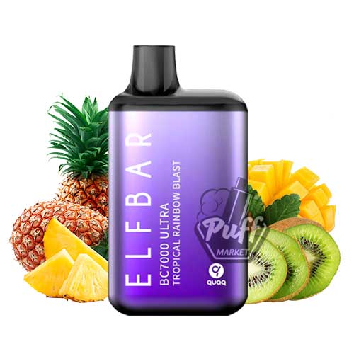 Elf Bar Bc7000 Ultra Tropical Rainbow Blast Puff