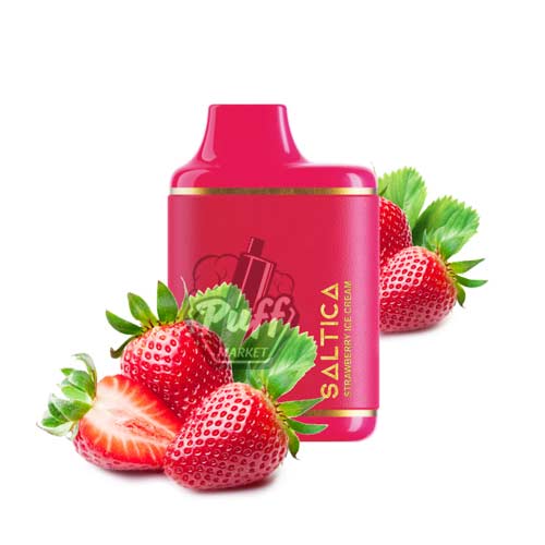 Saltica 6000 Strawberry Ice Cream Puff satın al